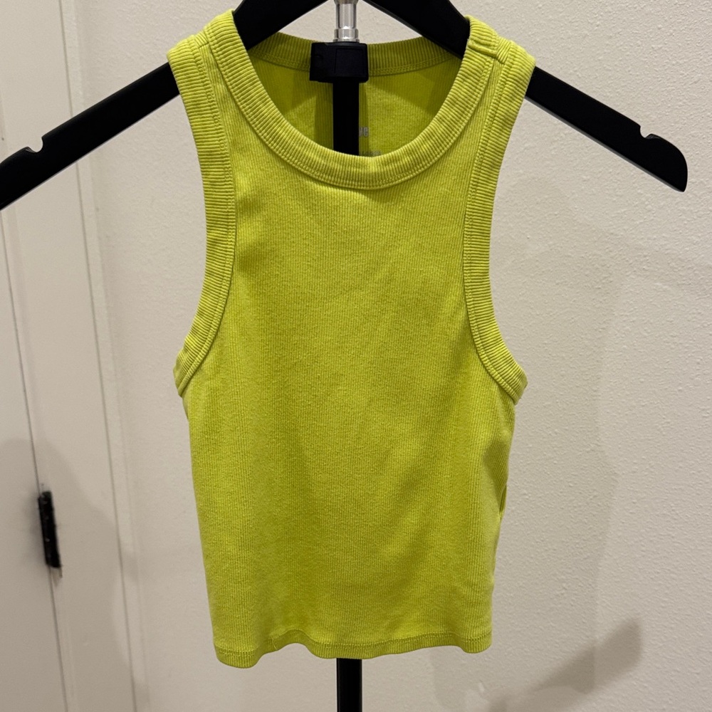 Maeve Neon Lime Racerback Tank Top